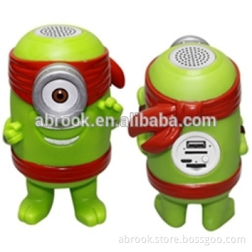 2015 minion cartoon mini portable wireless bluetooth speaker